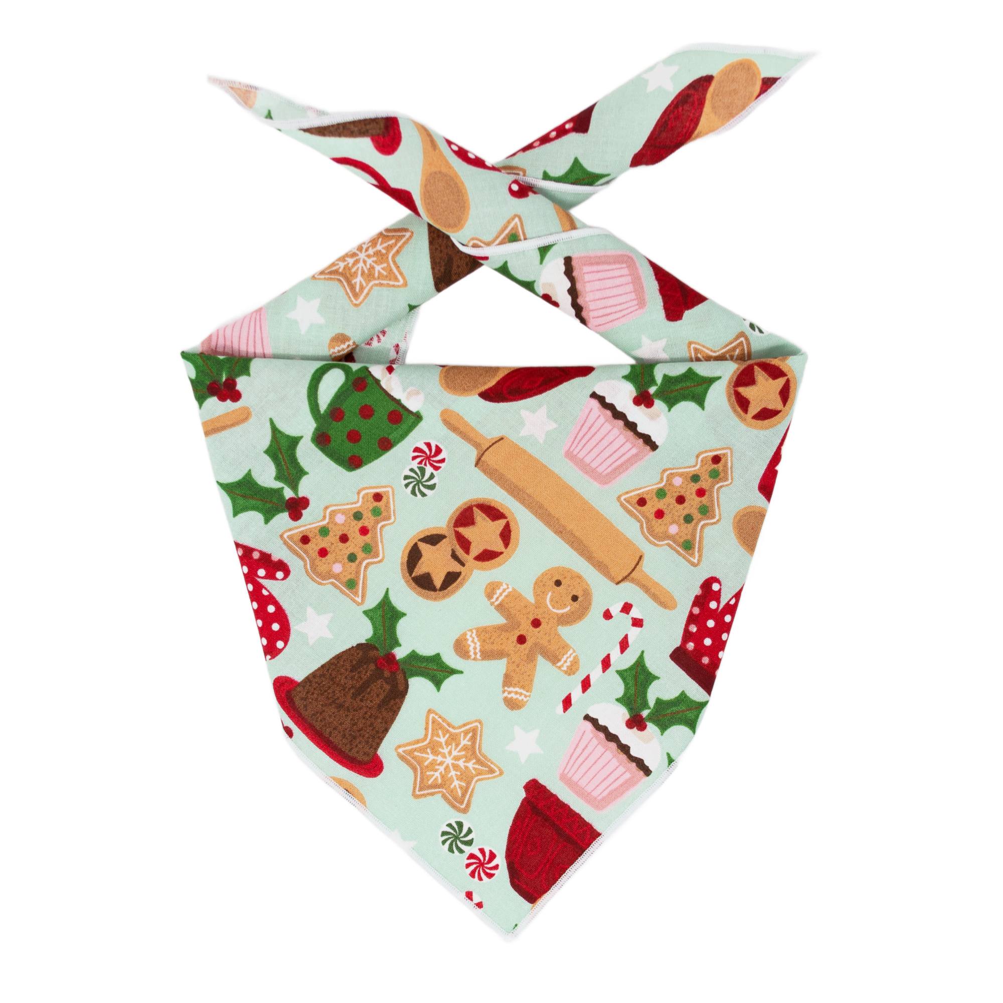 Christmas Bandana |  Xmas | Gingerbread Cookies | Dog Bandana - Southlake Paws