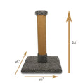Load image into Gallery viewer, Sisal Pole Vertical Cat Scratcher
