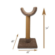 SPHP Sisal Pole with Cat Perch