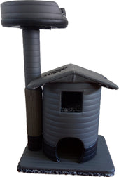 Queen's Kastle Luxury Cat Tower with Cat Bed