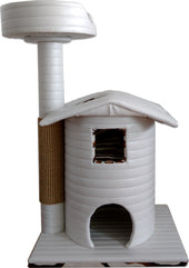 Queen's Kastle Luxury Cat Tower with Cat Bed