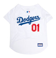 Los Angeles Dodgers Dog Jersey - White