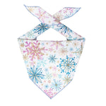 Winter Snowflakes Pet Bandana