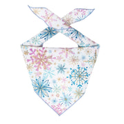 Winter Snowflakes Pet Bandana