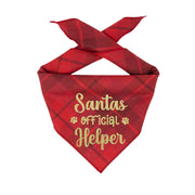 Santa's Offical Helper Pet Bandana