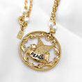 Load image into Gallery viewer, Dove Peace Medallion Pendant Necklace 30"

