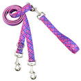 Load image into Gallery viewer, Neon Sunrise Pink Plaid Freedom No-Pull Dog Harness – EarthStyle
