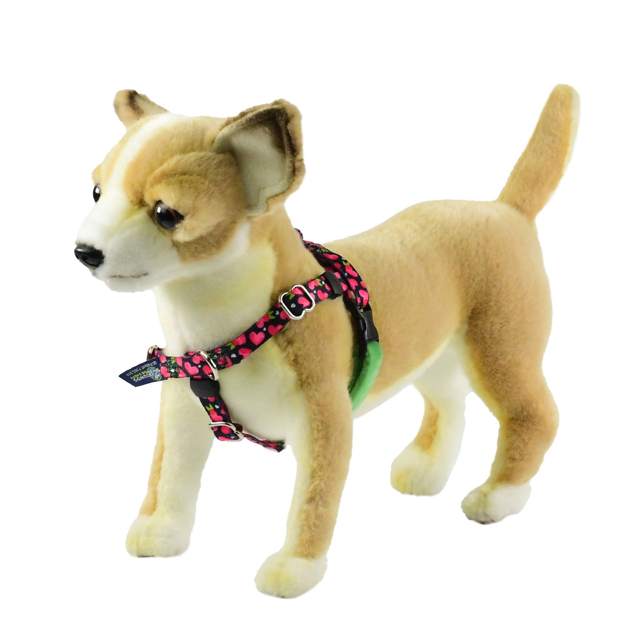 XXSmall Fruity Hearts Freedom No-Pull Harness 13"-16" Chest
