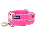 Load image into Gallery viewer, Pink Stripes Velvet Essential Dog Collar (1″ Only)
