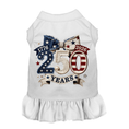 Load image into Gallery viewer, The “Liberty Heiress 250” Couture Pet Dress (Available in White & Red)
