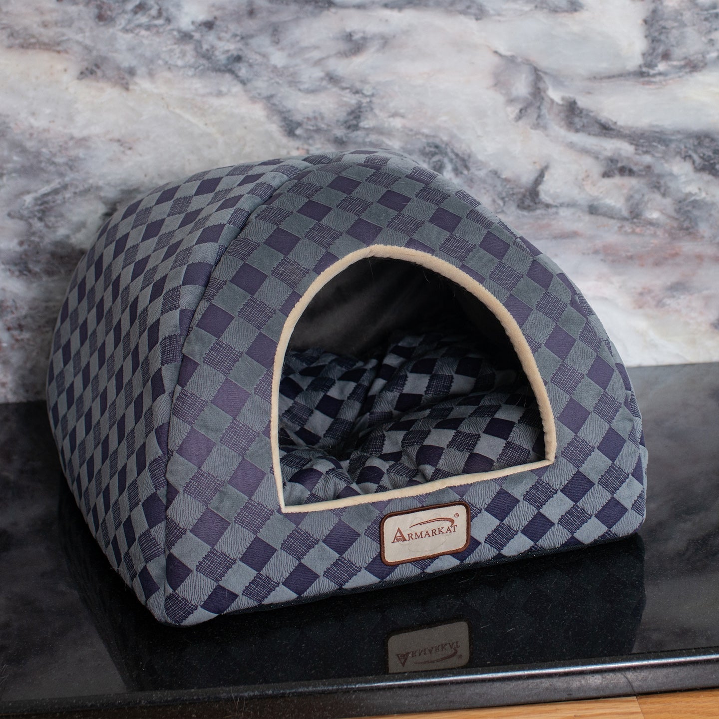 Armarkat Cat Bed C65HHG/LS - Purple/Gray