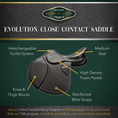 Load image into Gallery viewer, HENRI DE RIVEL EVOLUTION CLOSE CONTACT IGP SADDLE - image 3
