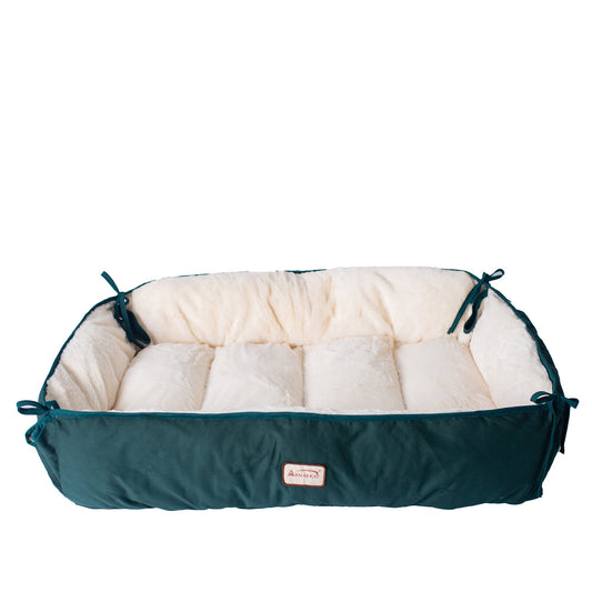 Armarkat Dog Cushion - Green/Ivory - Large