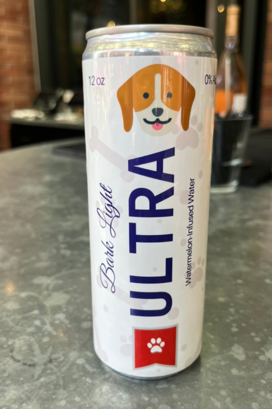 Bark Light Ultra Watermelon Dog Water lifestyle image for dog hydration