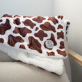 Load image into Gallery viewer, Chocolate Cow Dog Blanket
