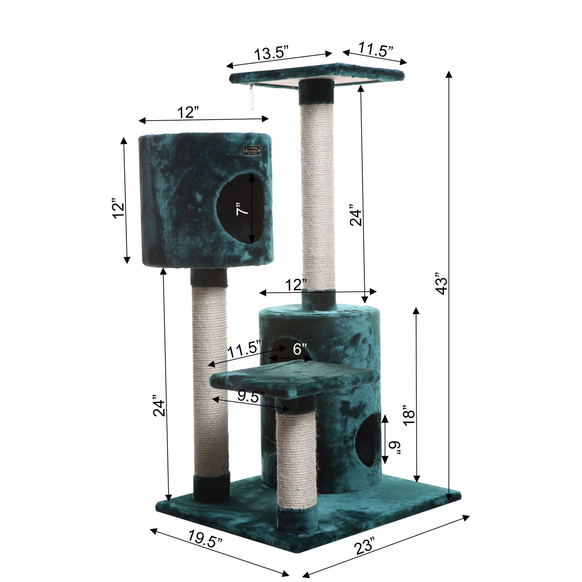 Armarkat Cat Condo A4301 - 43-Inch - Green