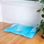 Armarkat M01CTL-M Medium Pet Bed Mat  Dog Crate Soft Pad With Poly Fill Cushion Sky Blue