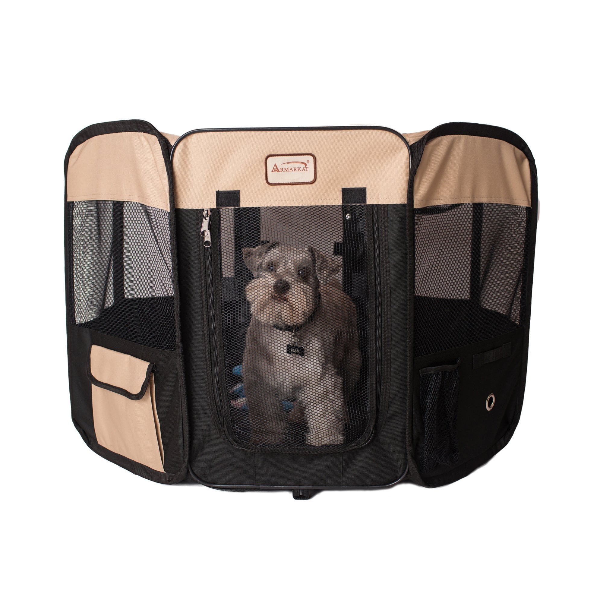 Armarkat Pet Furniture PP003BGE-M - Black/Beige