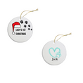 Load image into Gallery viewer, 3" Custom Ceramic Ornament 
