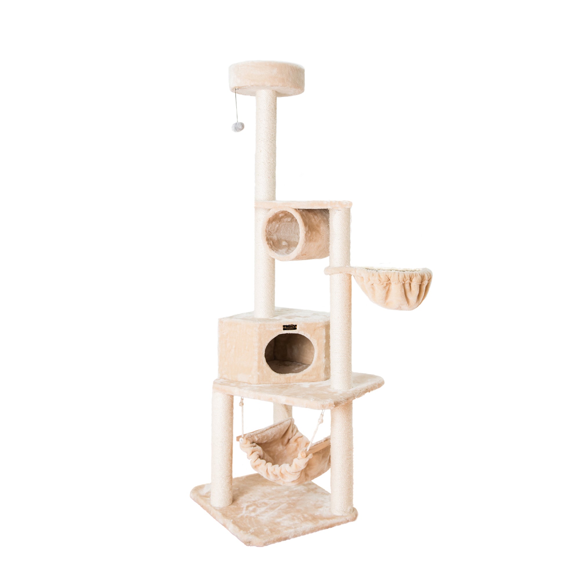 Armarkat 72" H Pet Cat Tower Tower EntertaInment Furniture With  Lounge Basket Perch A7204
