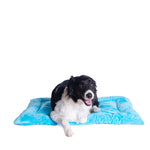 Armarkat M01CTL-L Large Pet Bed Mat  Dog Crate Soft Pad With Poly Fill Cushion Sky Blue