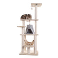 Load image into Gallery viewer, Armarkat 65" Cat Tree With Sisal Rope Hammock soft-side playhouse A6501
