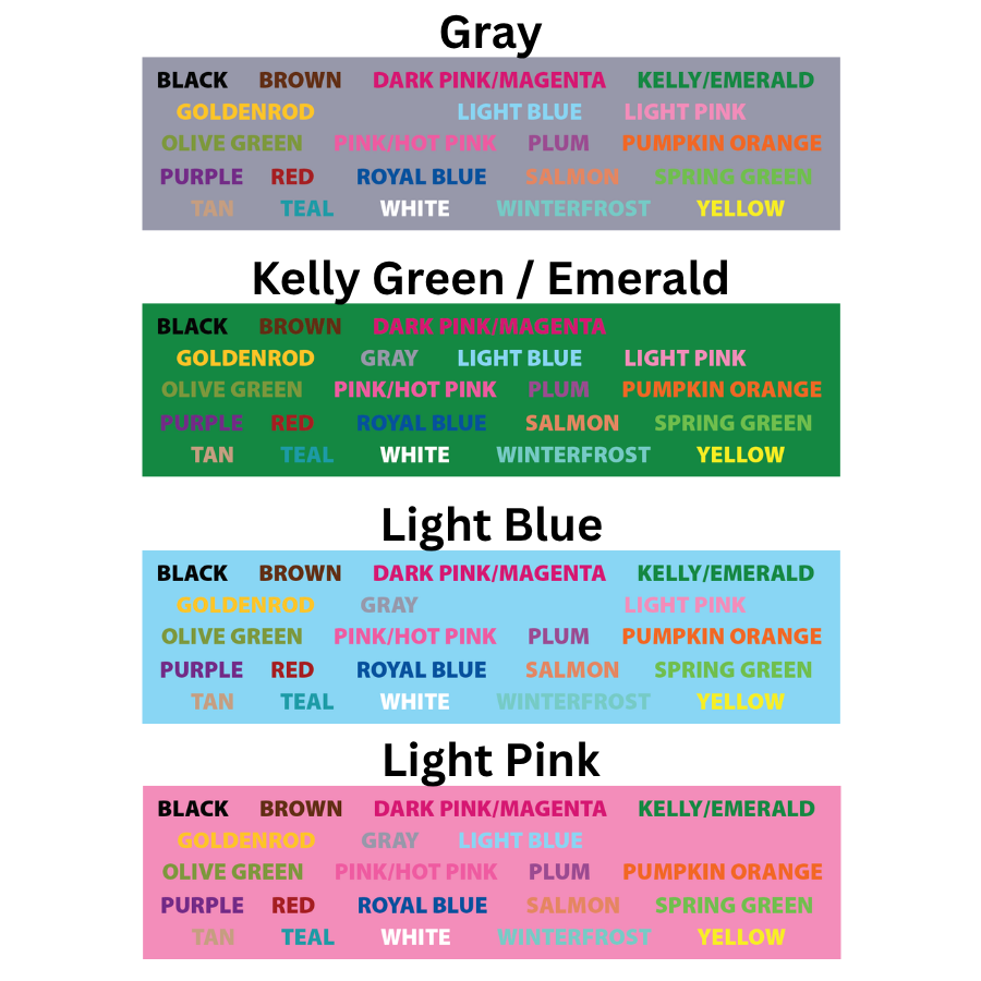 Personalized Solid Colored Martingale Collar