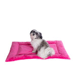 Armarkat M01CZH-L Large Pet Bed Mat  Dog Crate Soft Pad With Poly Fill Cushion Vibrant PInk
