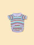 Load image into Gallery viewer, Pet & Me Spring Summer Lavender Ruffle Crochet Short Sleeve Polo Shirt 
