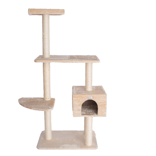 Armarkat Cat Tree GP78560321 - 57-Inch - Beige