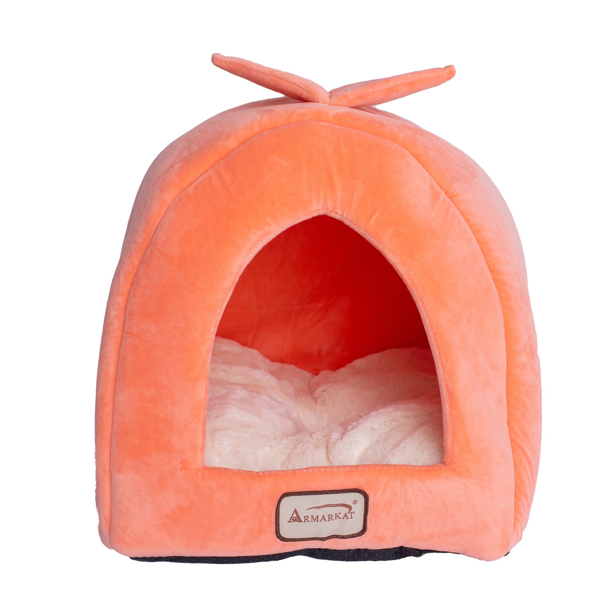 Armarkat Cat Bed C10HCS/MB - Orange/Ivory