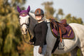 Load image into Gallery viewer, Dark Orchid Saddle Pad
