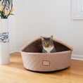 Load image into Gallery viewer, Armarkat Cuddle Cave Cat Bed C33HFS/FS-M - Apricot - Medium
