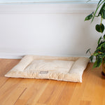 Armarkat M01CMH-M Medium  Pet Bed Mat  Dog Crate Soft Pad  With Poly Fill Cushion Beige