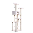 Load image into Gallery viewer, Armarkat B7801 Classic Cat Tree In Ivory Jackson Galaxy Approved Six Levels With Playhouse and Rope SwIng

