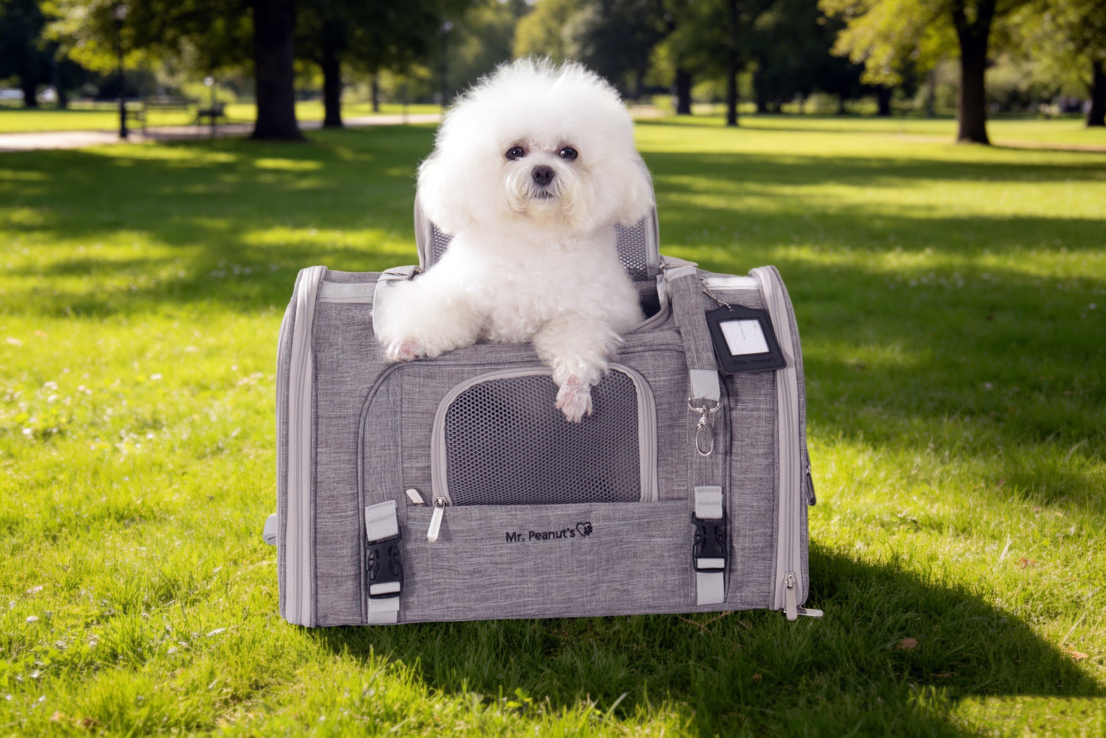 Mr. Peanut's Monterey Series Airline Compliant Horizontal Backpack Pet Carrier - Southlake Paws