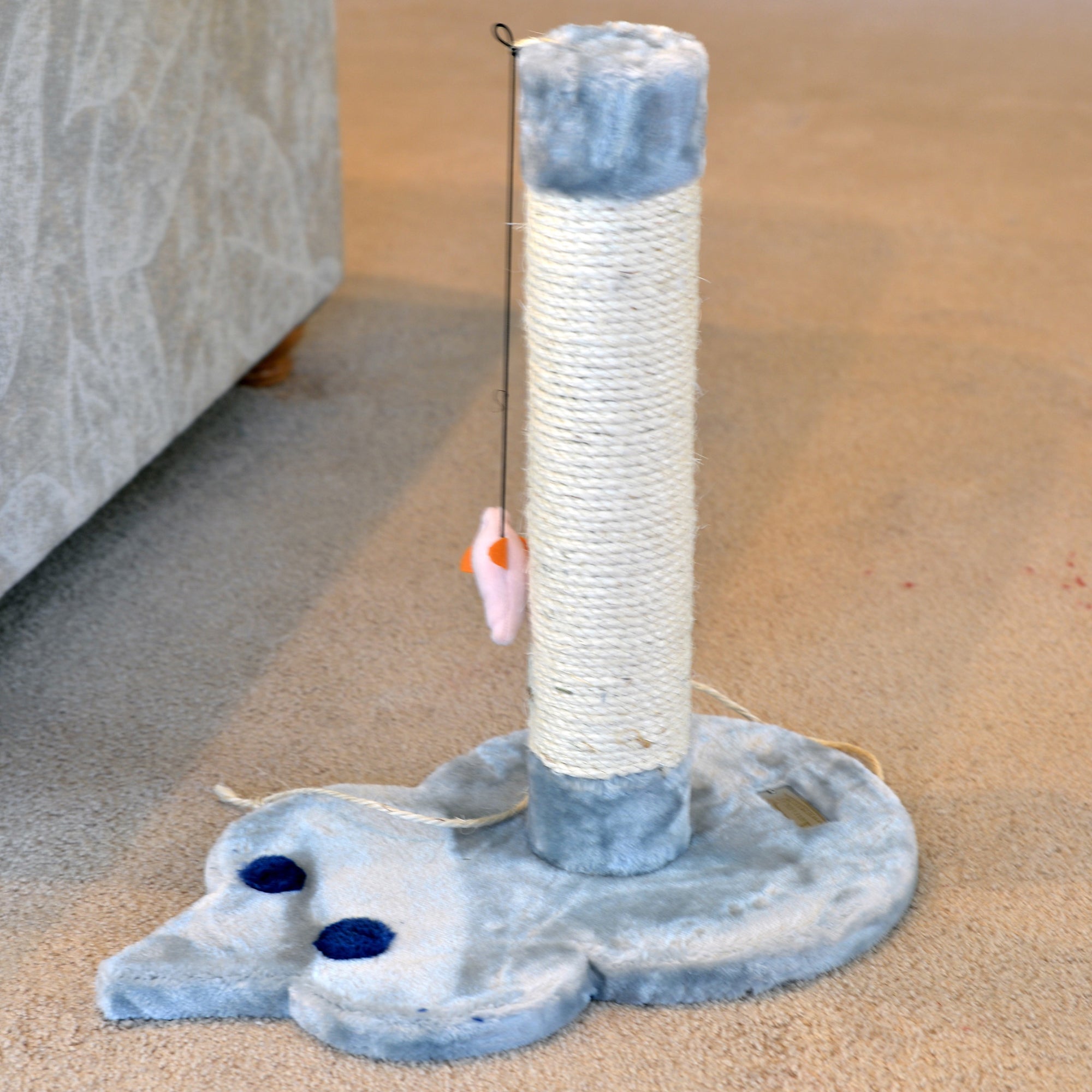 Armarkat Cat Scratching Post - Silver/Gray