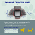 Load image into Gallery viewer, Katziela Rolling Rover Airline Compliant Expandable Wheeled Pet Carrier
