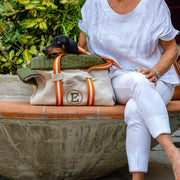 Canvas Bag And Military Green Dog Carrier