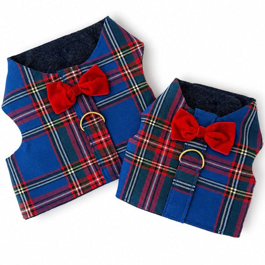Red/Blue Plaid Harness