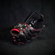'Eros'' Basket Muzzle black & red