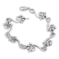 Load image into Gallery viewer, Sterling Silver Pawtner For Life Paw Print Bracelet
