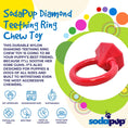 Load image into Gallery viewer, Diamond Ring Nylon Teething Ring for Puppies | Durable & USA Made

