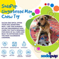 Load image into Gallery viewer, Gingerbread Man Nylon Dog Chew Toy for Aggressive Chewers | USA Made
