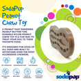 Load image into Gallery viewer, Peanut Nylon Dog Chew Toy | Ultra-Durable for Aggressive Chewers | SodaPup
