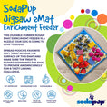 Load image into Gallery viewer, Jigsaw Puzzle eMat - Enrichment Lick Mat for Dogs and Cats | eMat Enrichment Toy for Anxiety Relief | USA Made
