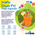 Load image into Gallery viewer, Large Flower Pot eCup Dog Treat Dispenser | Durable USA-Made Enrichment Toy | SodaPup
