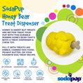 Load image into Gallery viewer, Honey Bear eDispenser - Durable Rubber Treat Dispenser for Dogs | USA Made
