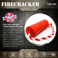 Load image into Gallery viewer, USA-K9 Firecracker Durable Rubber Floating Training Dummy - Large - Red

