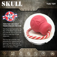 Load image into Gallery viewer, USA-K9 Skull Dog Chew Toy & Treat Dispenser - Made in USA | SodaPup
